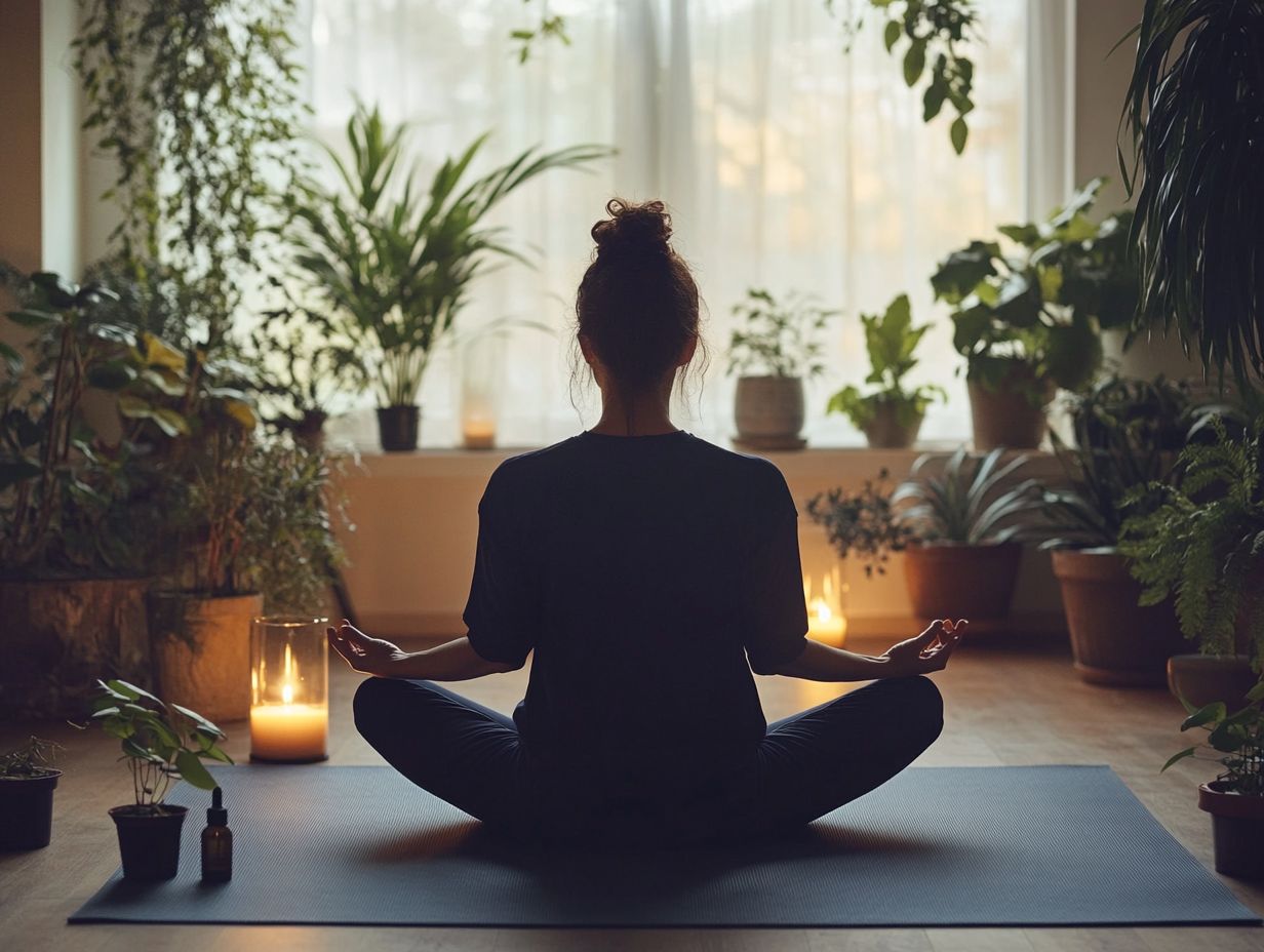 Illustration of relaxation techniques for stress relief