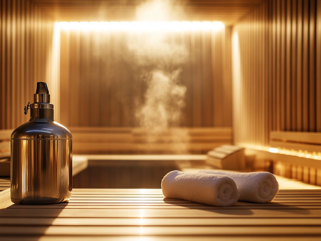 An athlete enjoying a sauna session for recovery