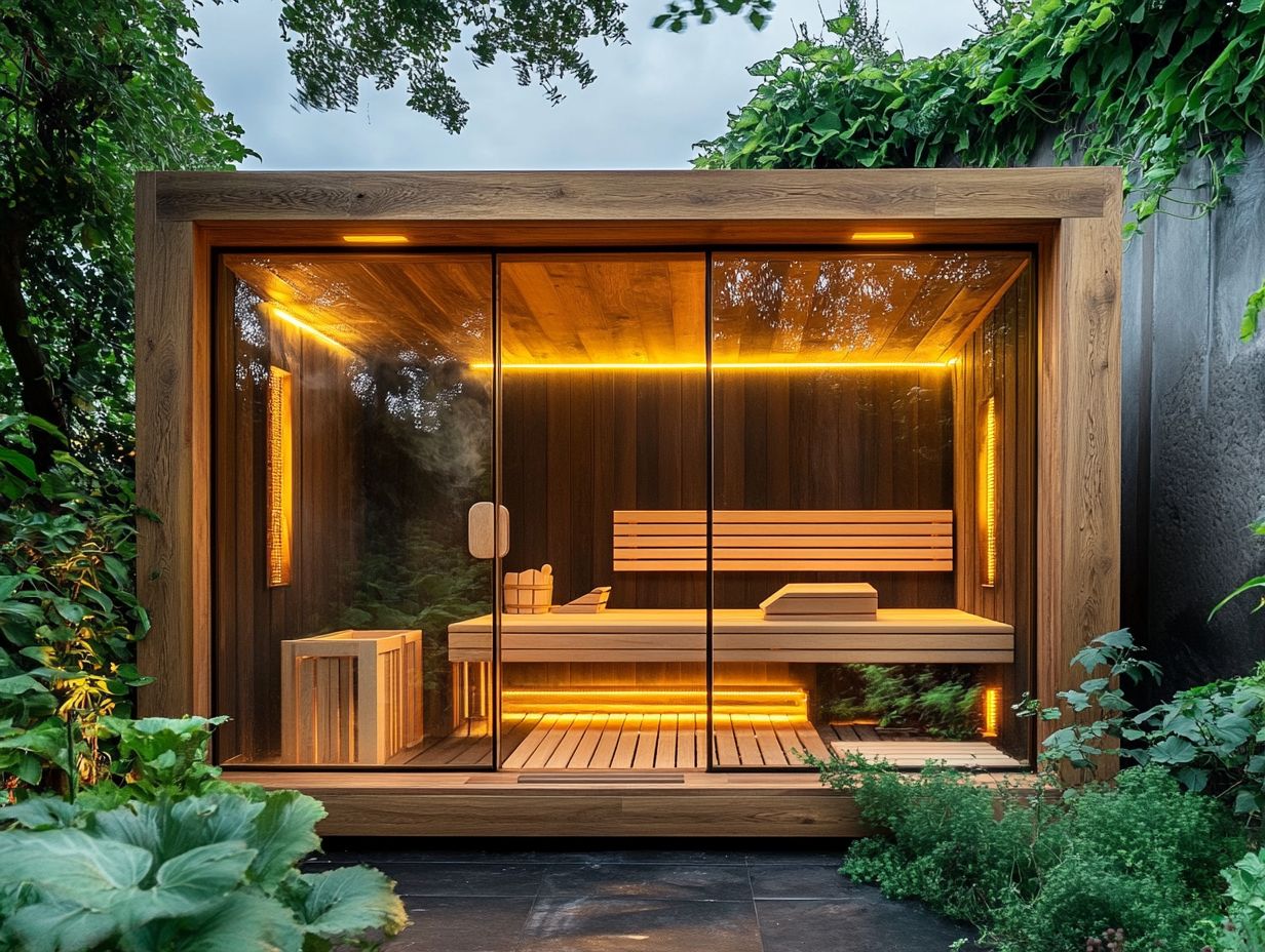 A budget-friendly DIY sauna setup with creative design ideas.