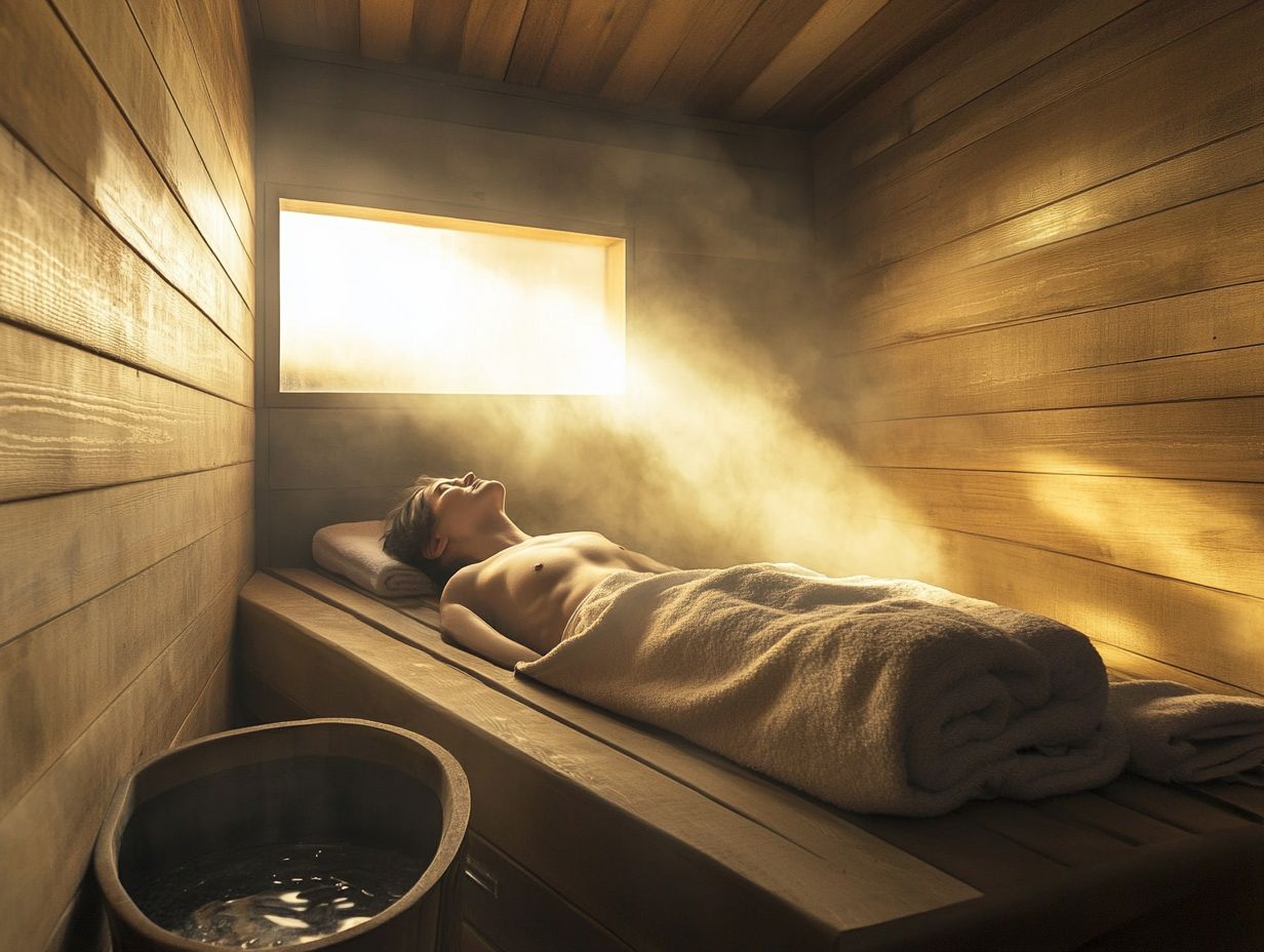 Visual Summary of Sauna Benefits