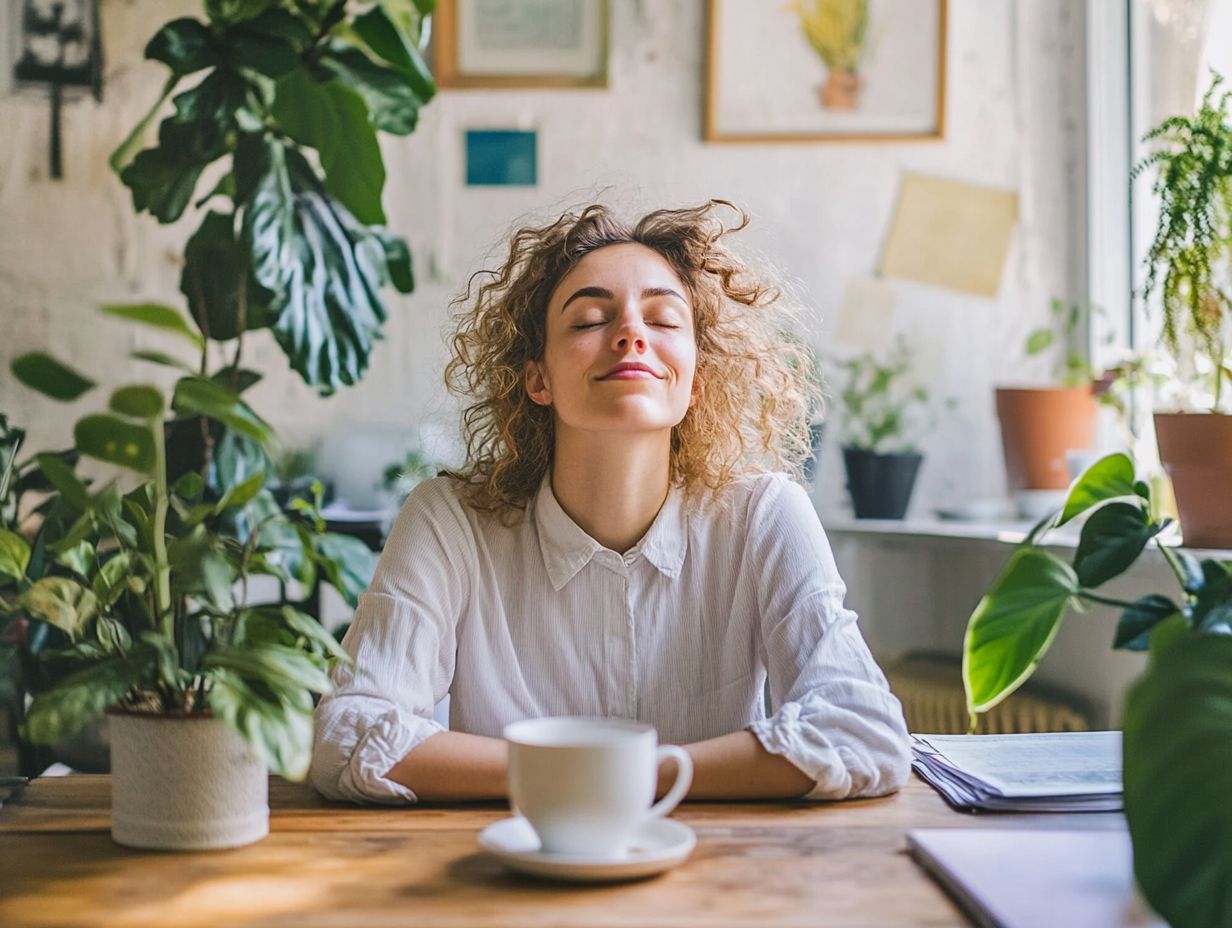 Visualization technique for relaxation and stress relief