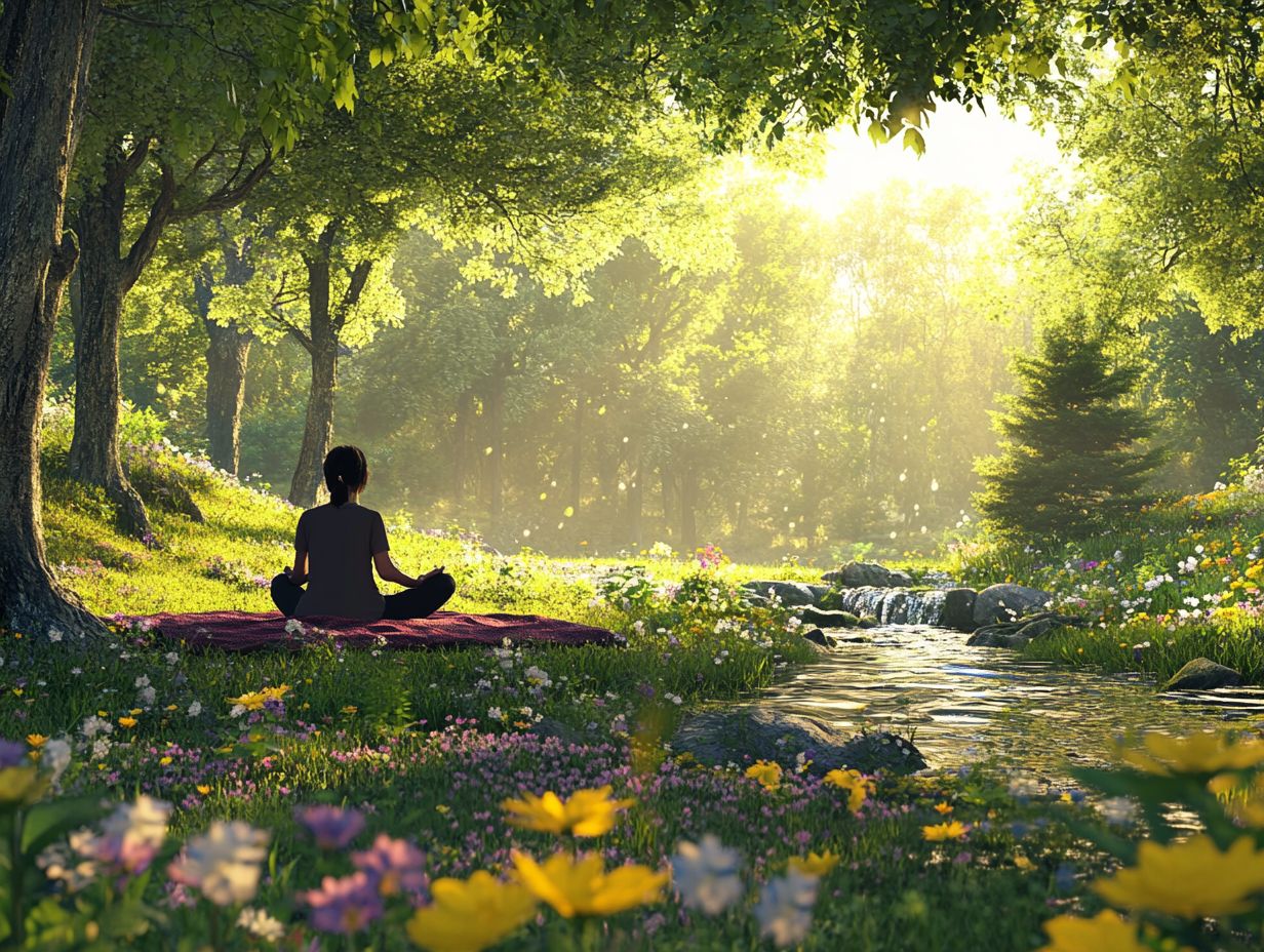 A serene landscape showcasing the beauty of nature, perfect for stress relief.