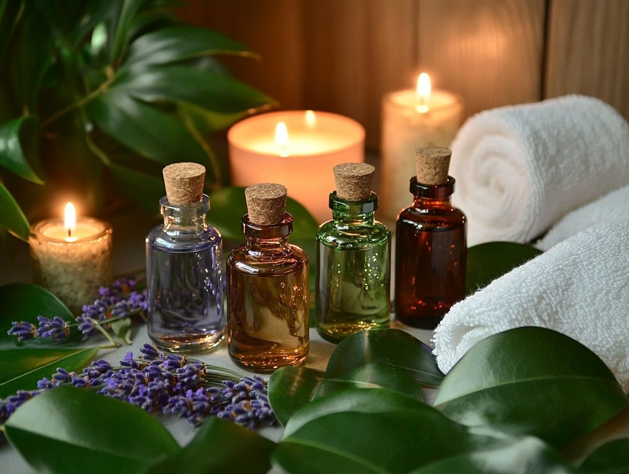 A calming display of lavender, known for its relaxation benefits.