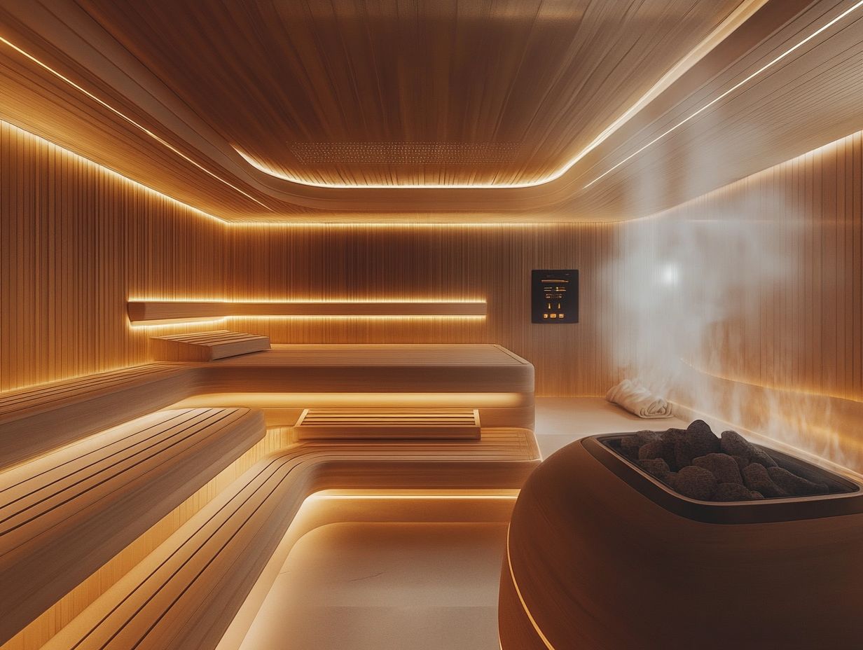 Image showcasing innovations in sauna technology