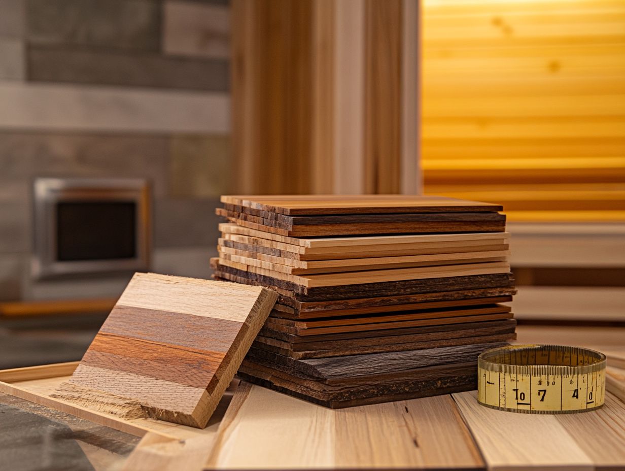 Factors to consider when choosing sauna wood