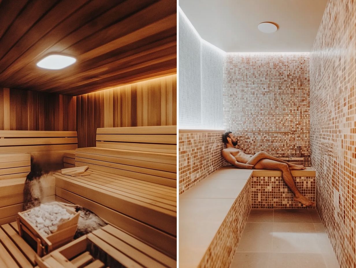 What is the difference between dry and wet saunas?