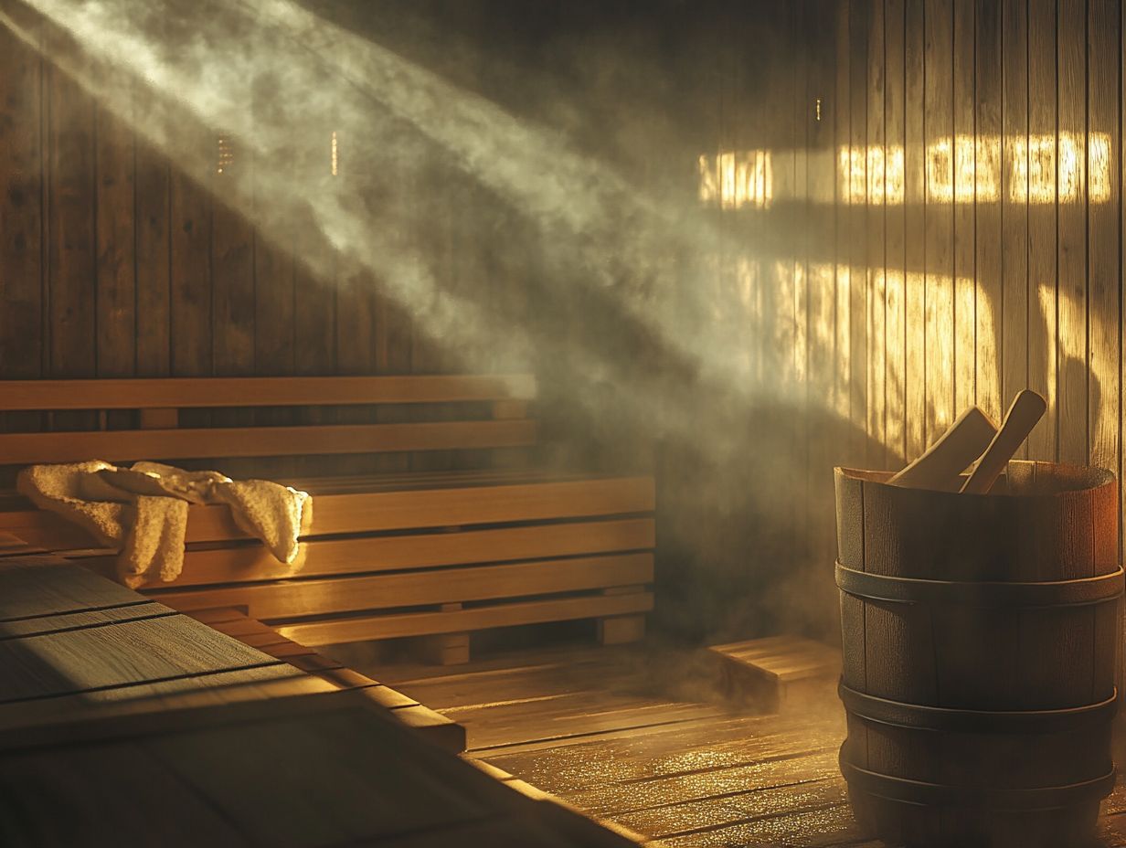 An informative infographic about sauna benefits