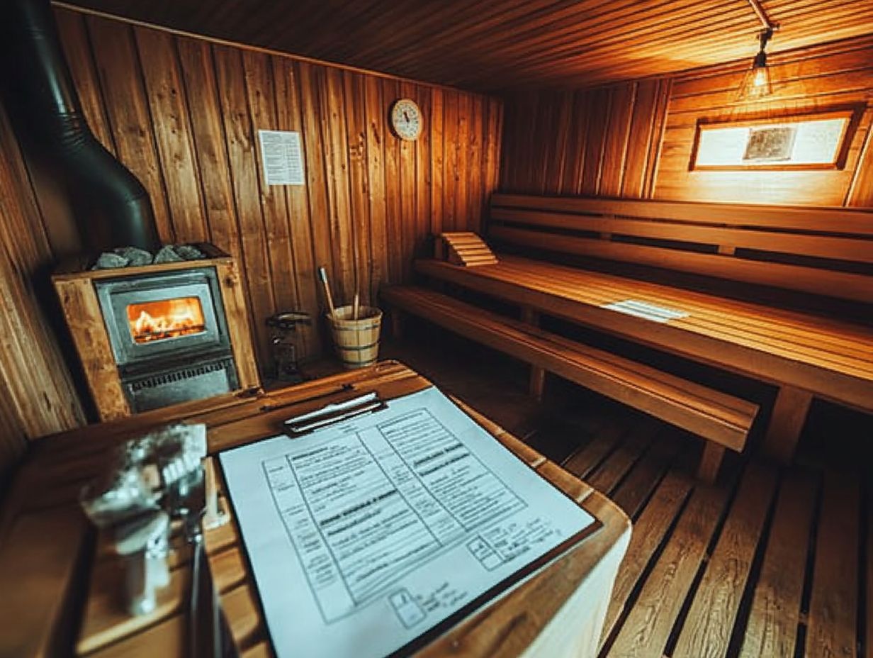 Safety checks for different types of saunas