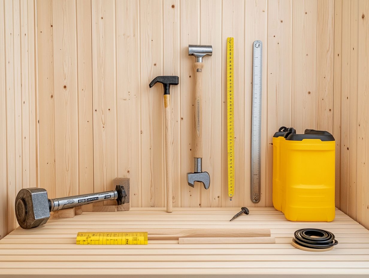 How Can These Tools Help with the Construction Process of Your Sauna?