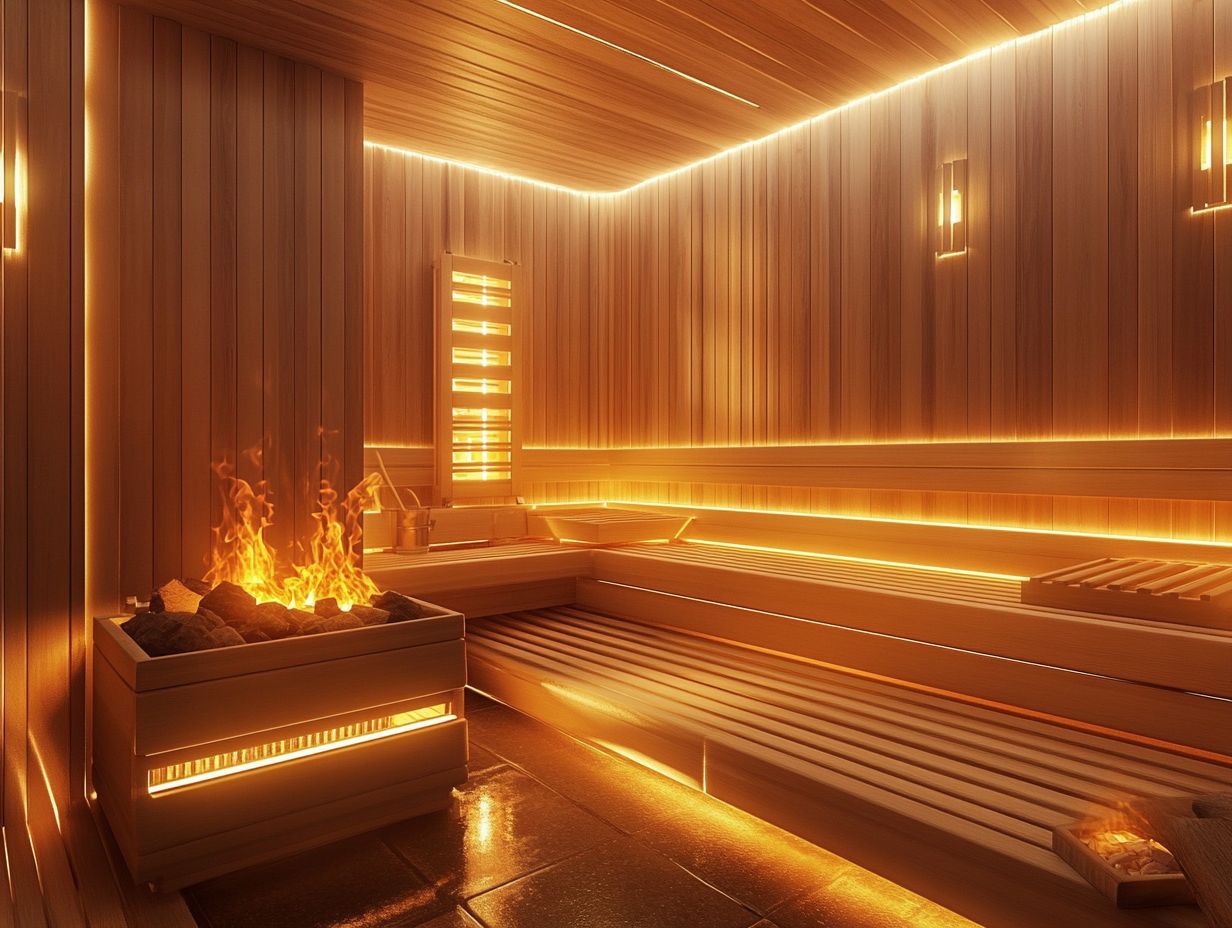 Image of sauna heating methods