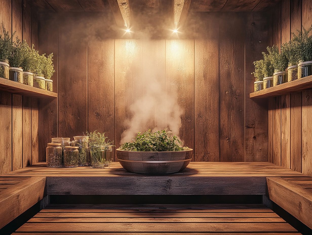 A visual representation of herbal saunas and their workings