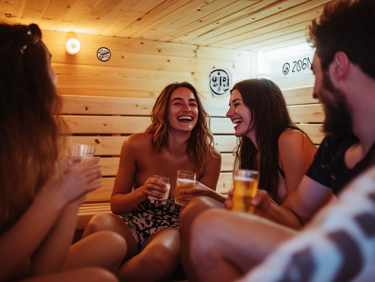 A guide on the number of guests for a safe sauna party