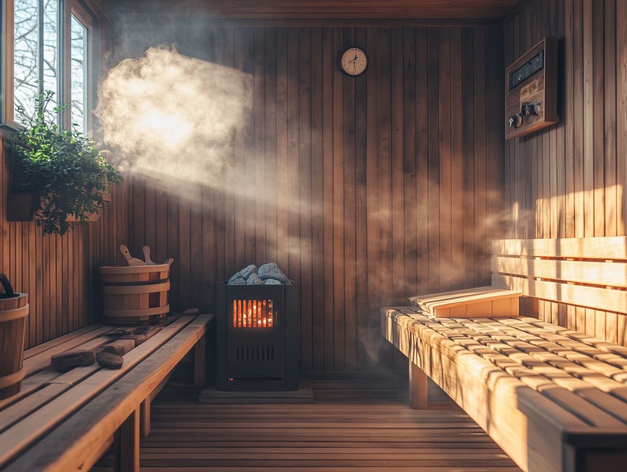 A variety of sauna heating options including infrared and gas solutions.