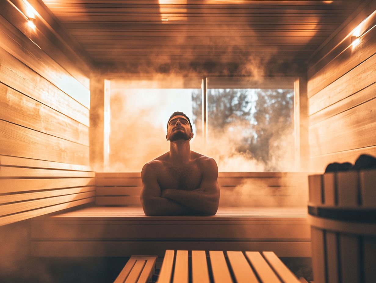 Relaxing sauna therapy for stress and anxiety relief