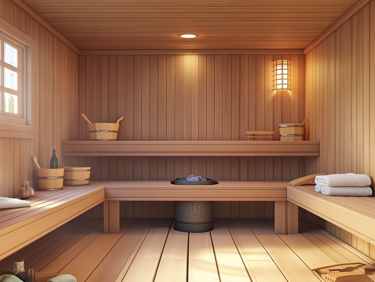 What are the health benefits of regularly cleaning your sauna?