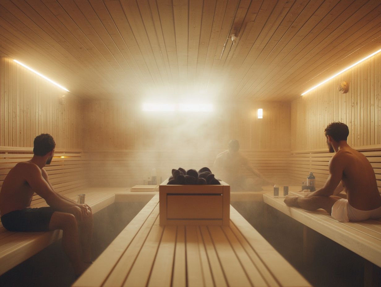 How does sauna use affect blood flow?