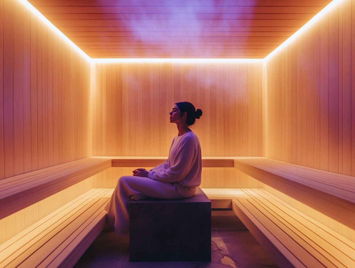 Visual comparison of Traditional and Infrared Saunas illustrating their differences