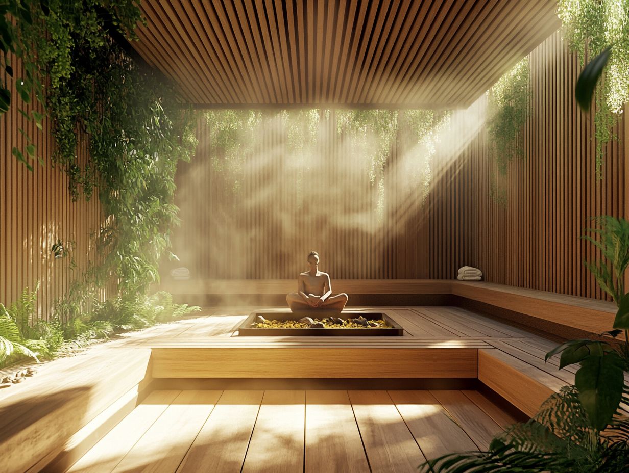 What is a sauna and how does it enhance overall well-being?