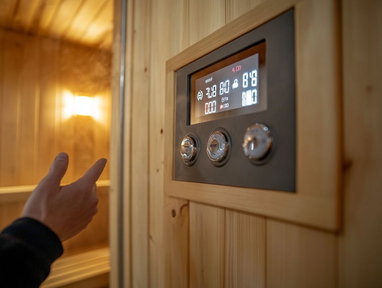 Image depicting Frequently Asked Questions about sauna control panels