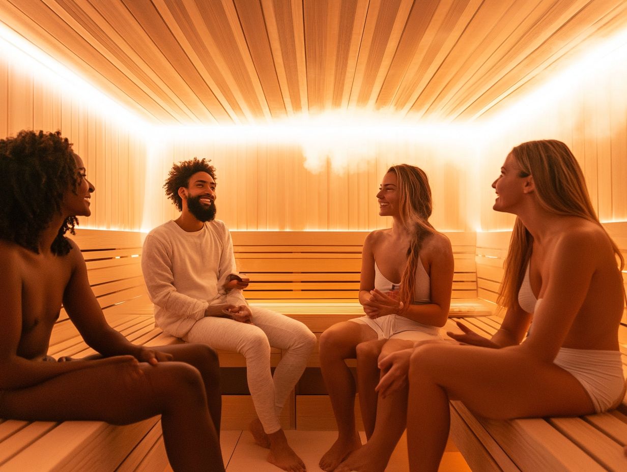 1. What is the first step in creating a safe sauna community?