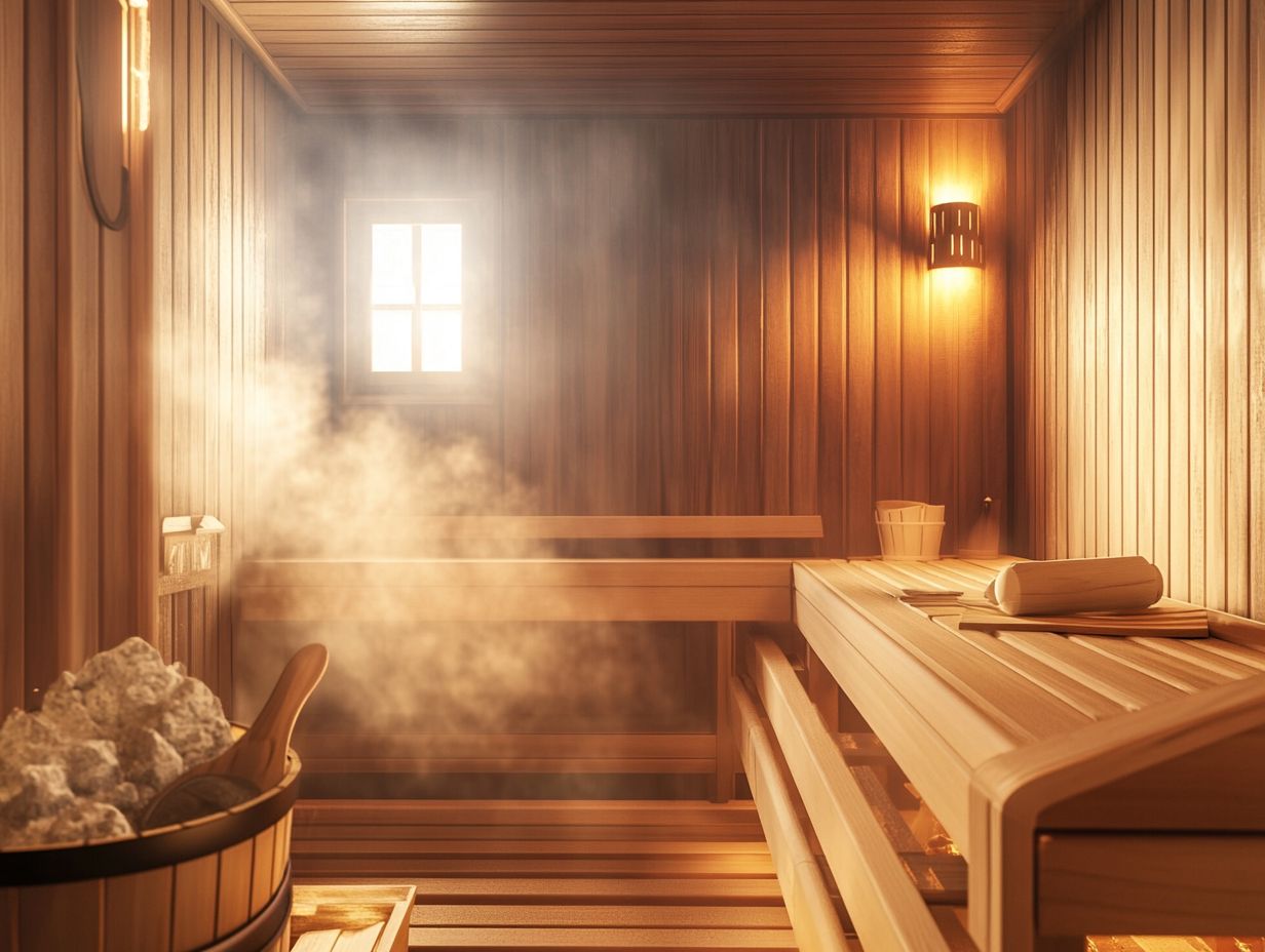 What is a sauna routine?