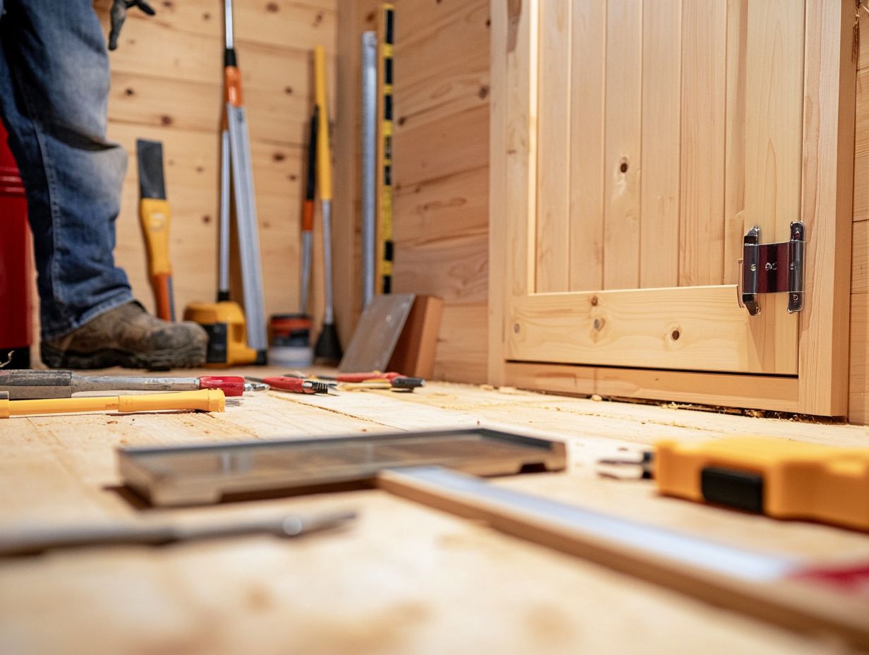 Step-by-Step Guide to Installing a Sauna Door