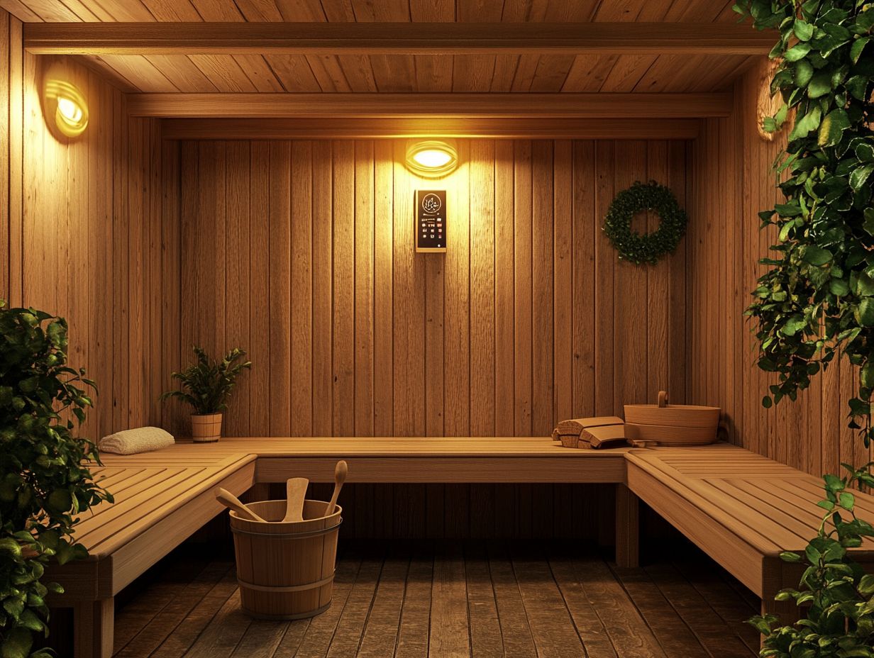 An image illustrating sauna maintenance steps.