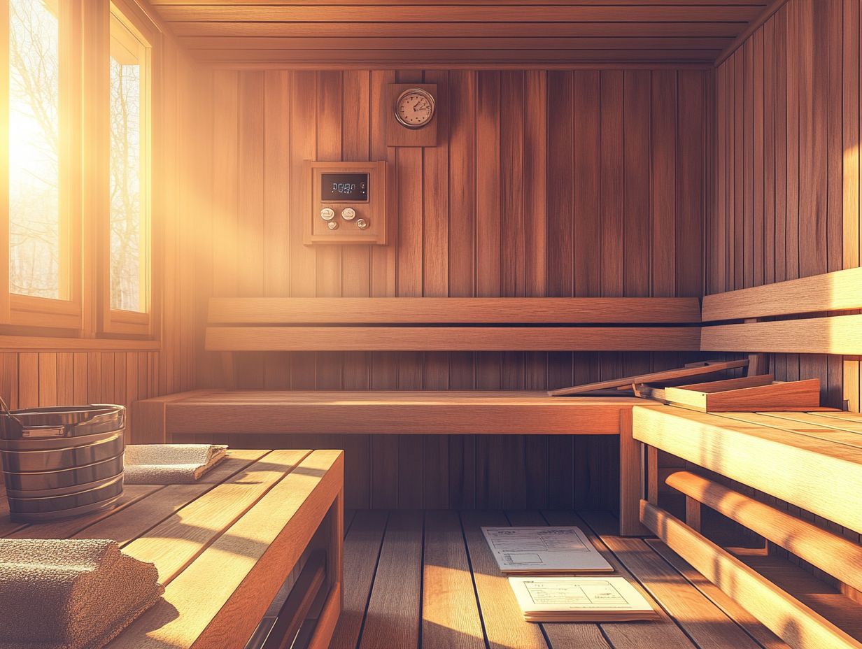 Visual Guide to Maintaining Your Sauna's Warranty