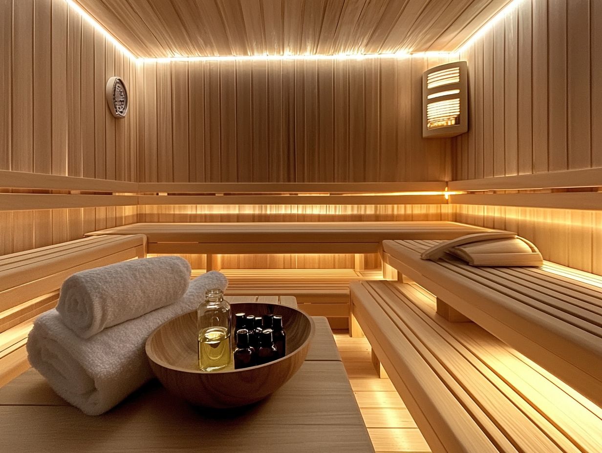 How long should I stay in the sauna?