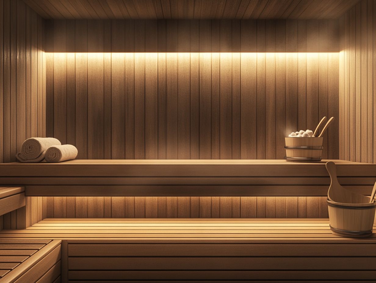 Beginners should start with short sauna sessions