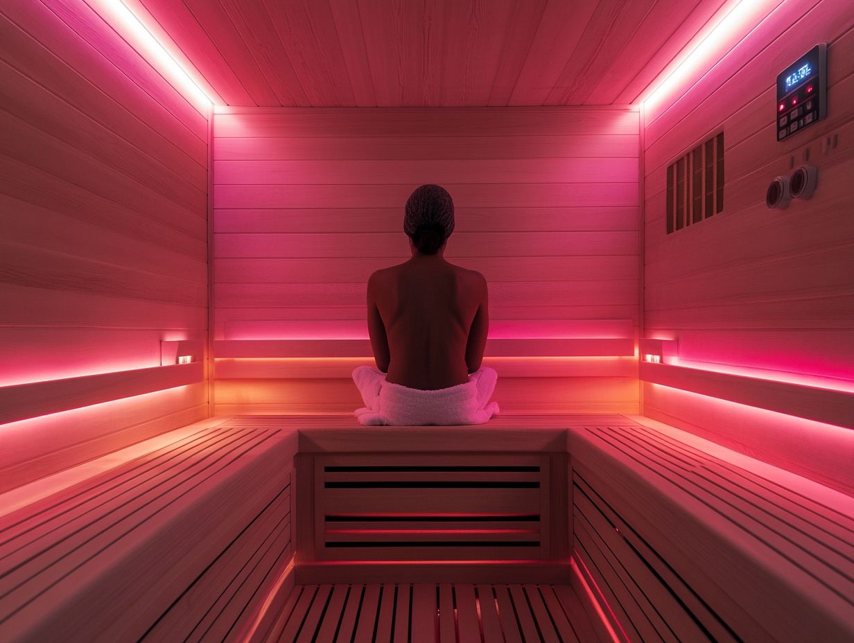 Infographic on Precautions for Safe Use of Infrared Saunas