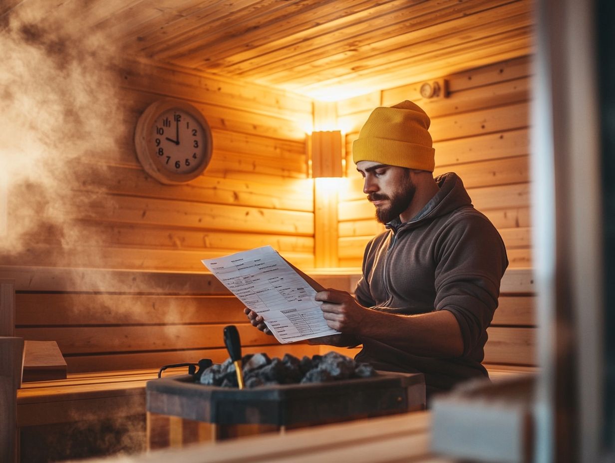 Visual guide to scheduling sauna maintenance services effectively