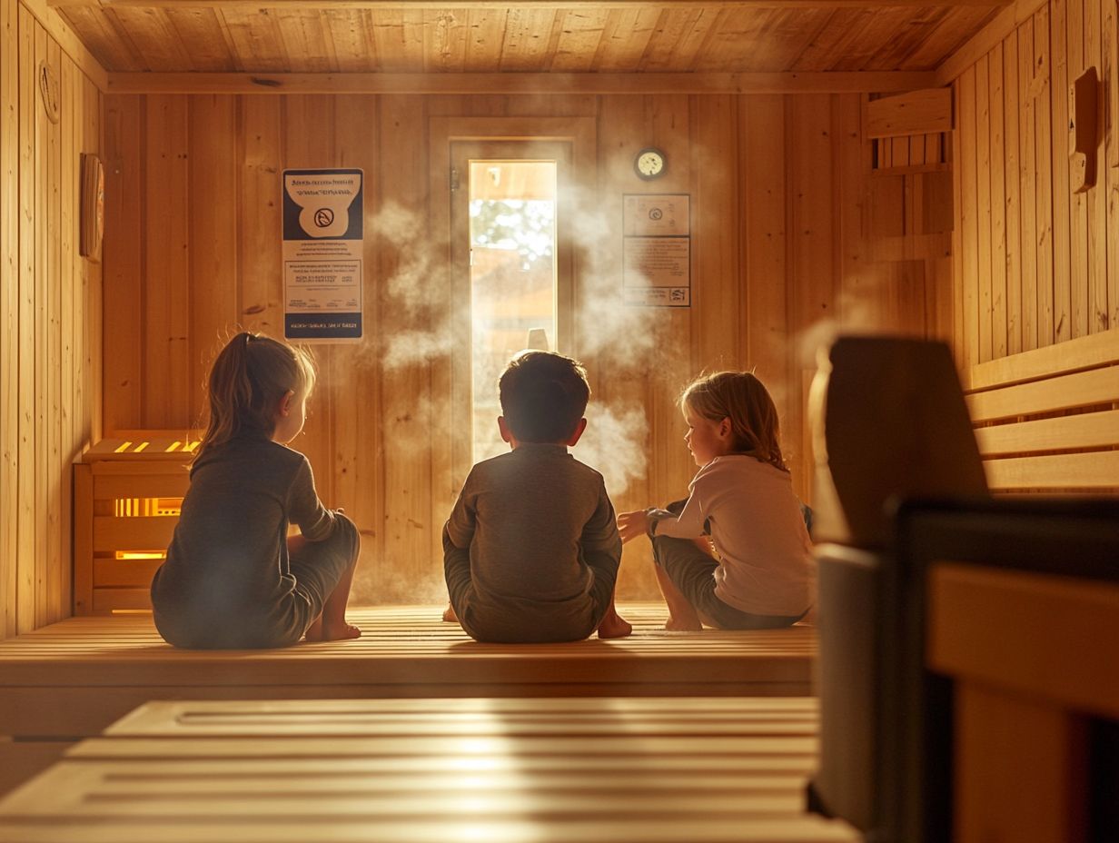 What is a sauna and why is it important to teach kids about its safety and maintenance?