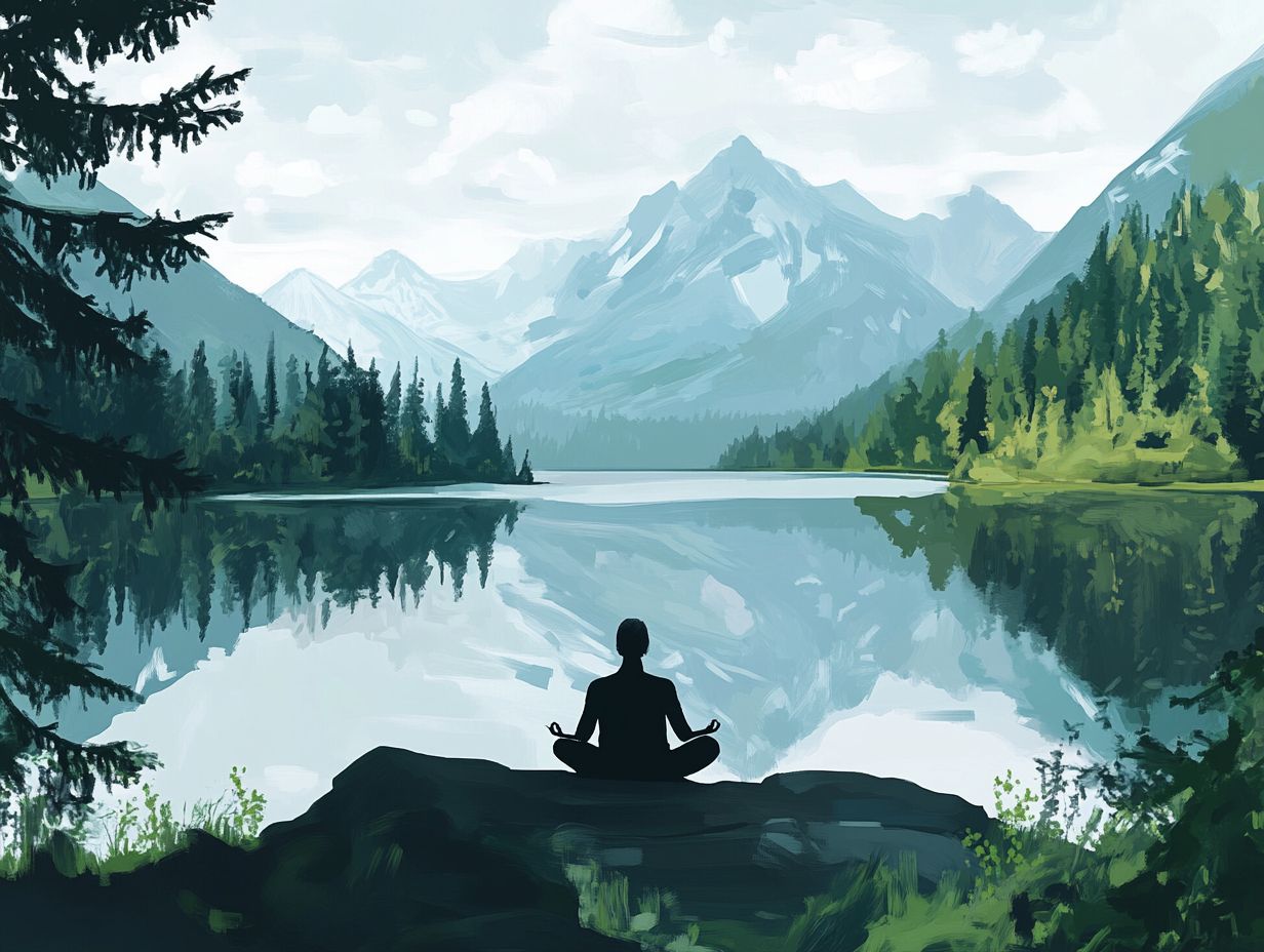 A serene landscape for visualization practice