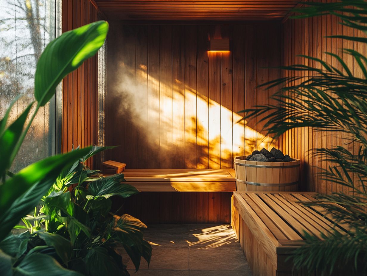 Image showing benefits of using a DIY sauna.