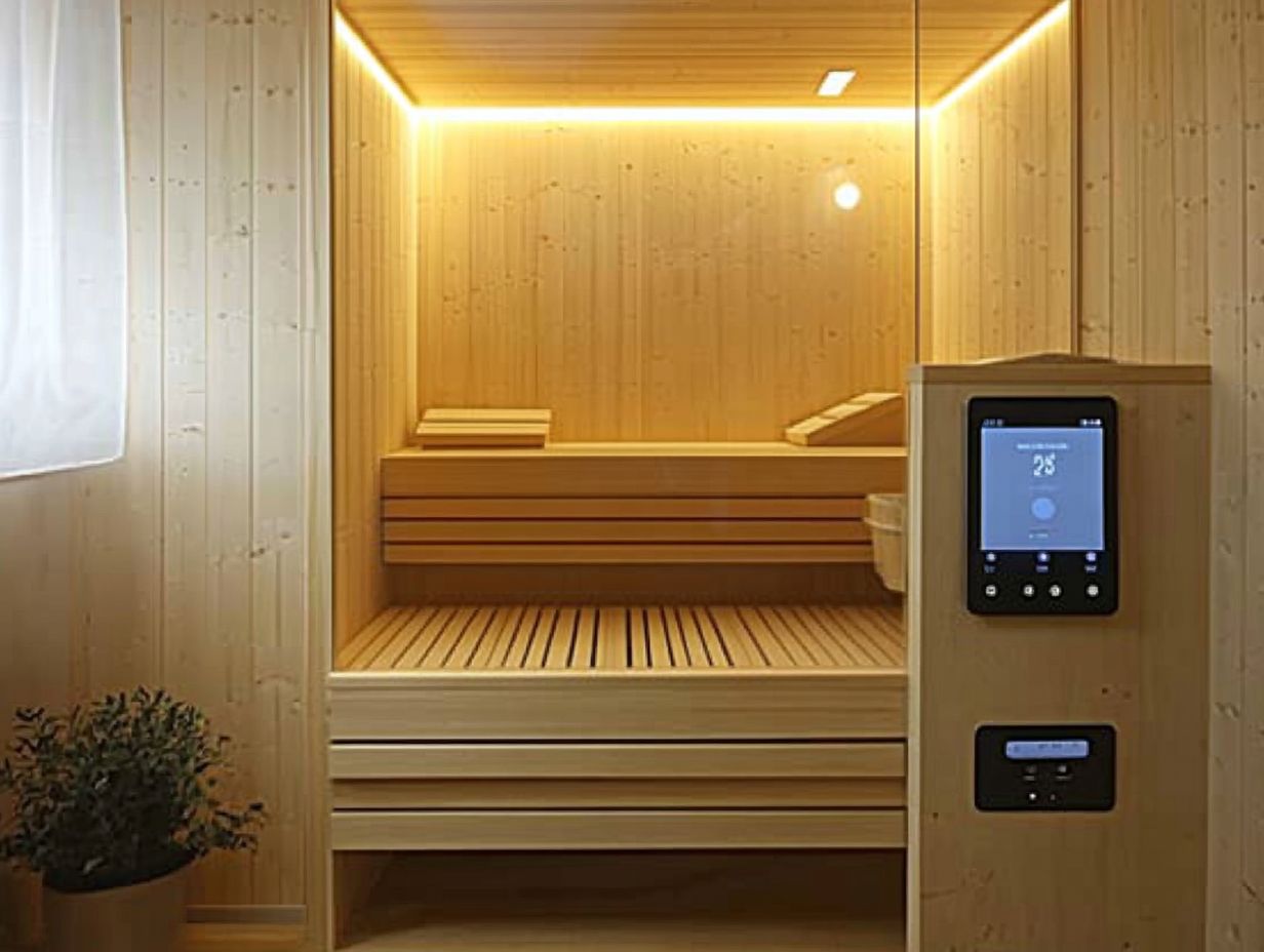 What technology can be integrated into a DIY sauna?