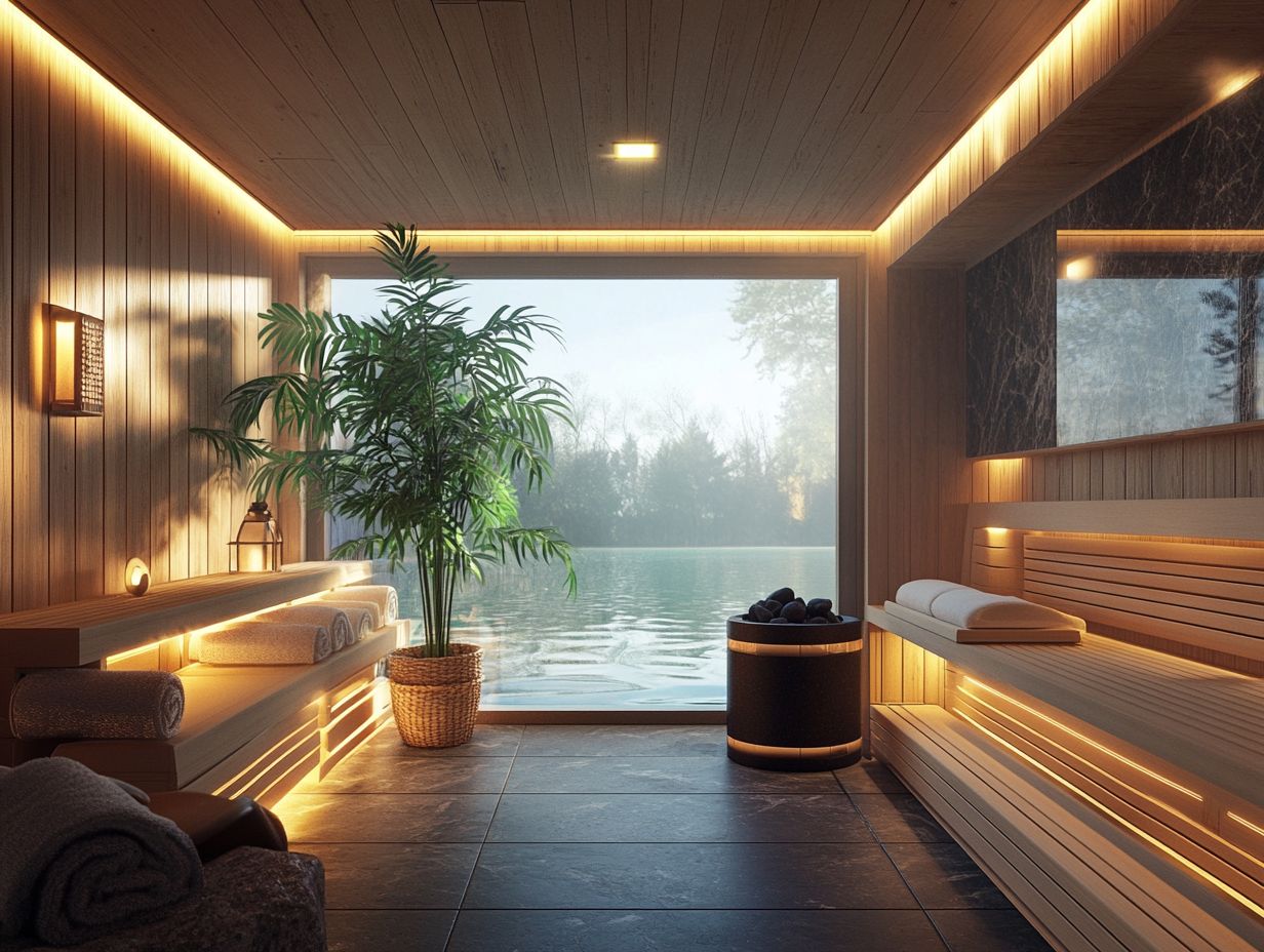 Adjustable Temperature and Humidity Controls in Luxury Saunas