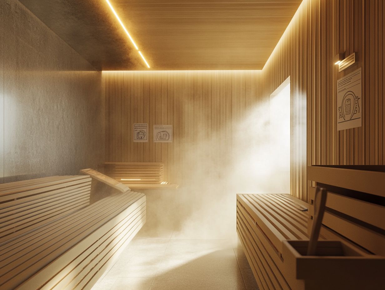 Why is proper ventilation important in sauna facilities?