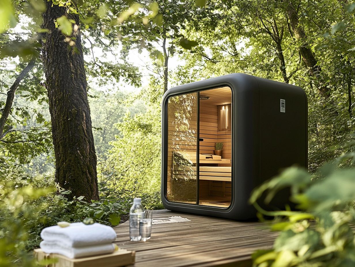 Key Takeaways about the benefits of portable saunas