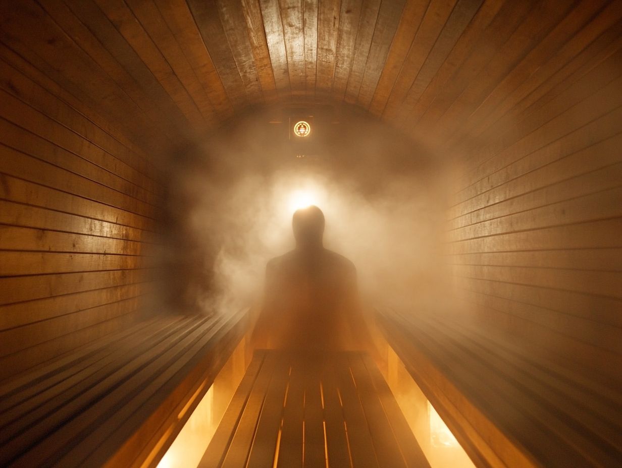 Signs of heat stress in saunas