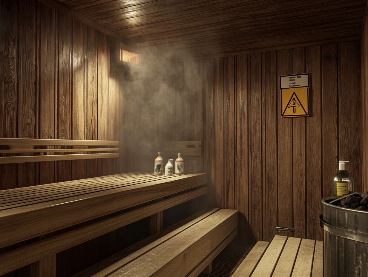 Medication and sauna safety precautions