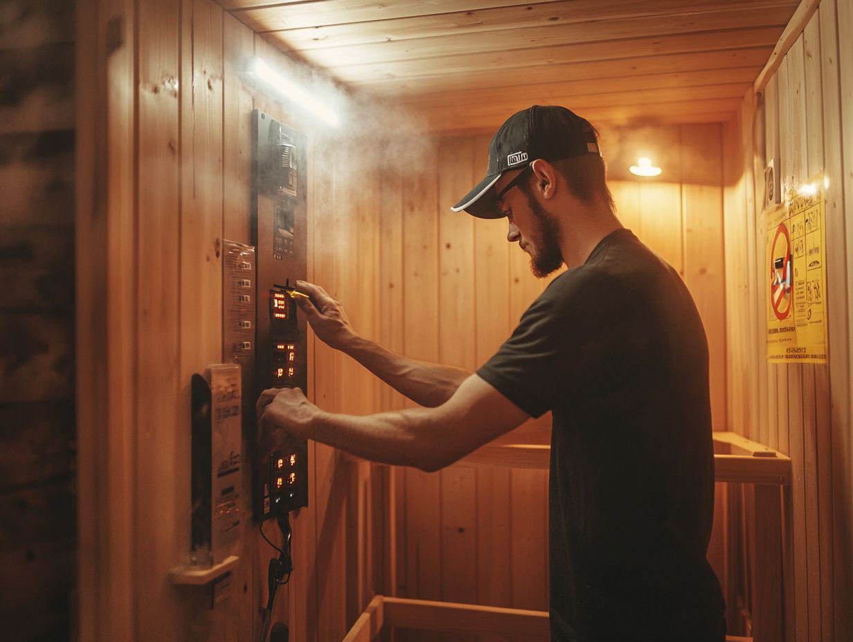 Common electrical issues in sauna maintenance