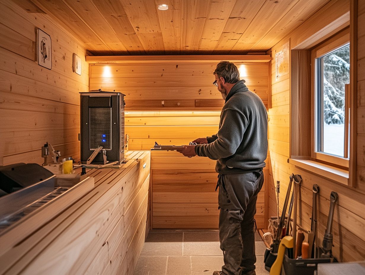 How often should I clean my sauna?