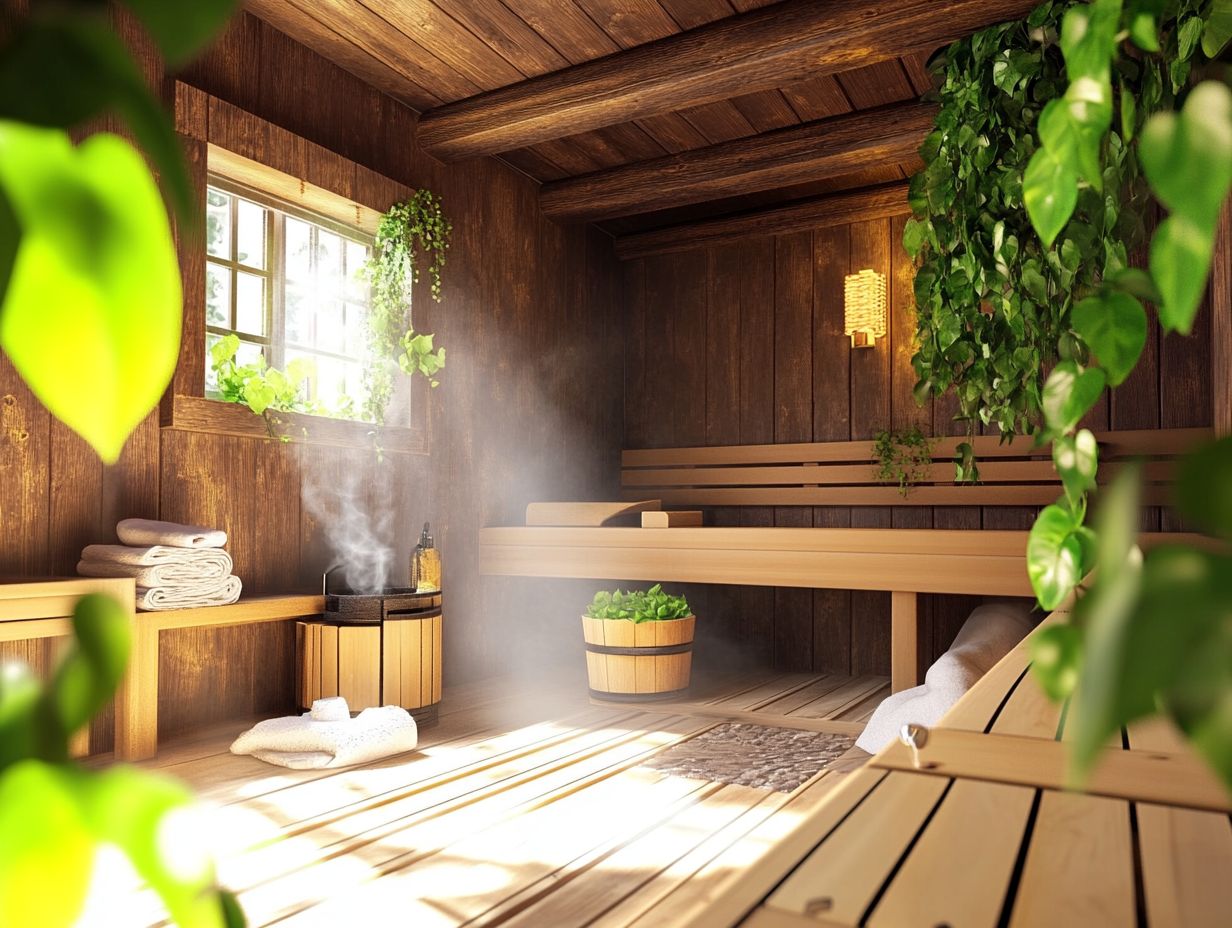 What is considered a safe temperature range for a sauna?