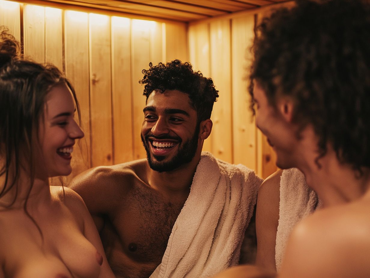 Image showing a peaceful sauna setting emphasizing relaxation.