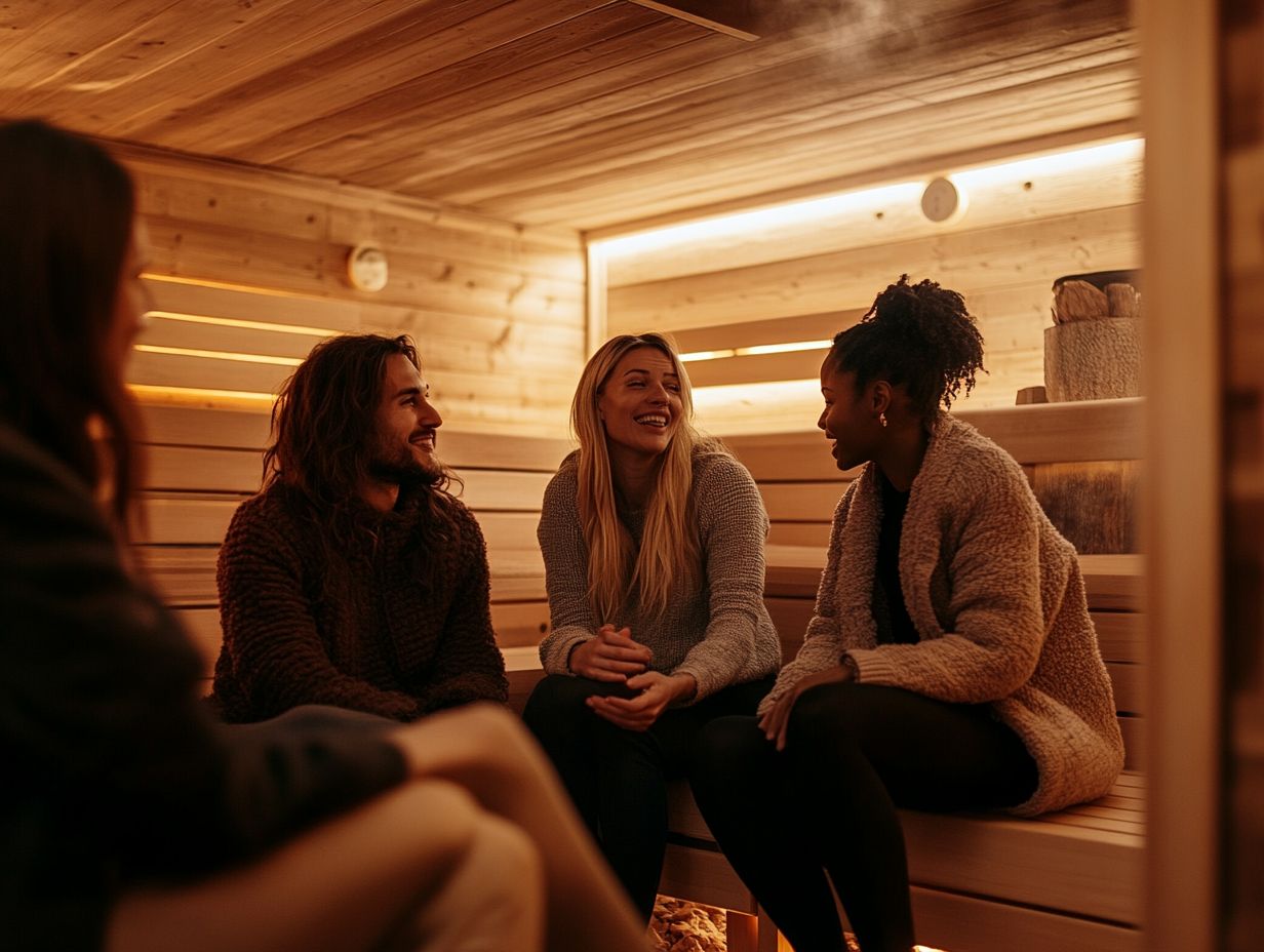 Group sauna sessions enhance community bonding and relaxation