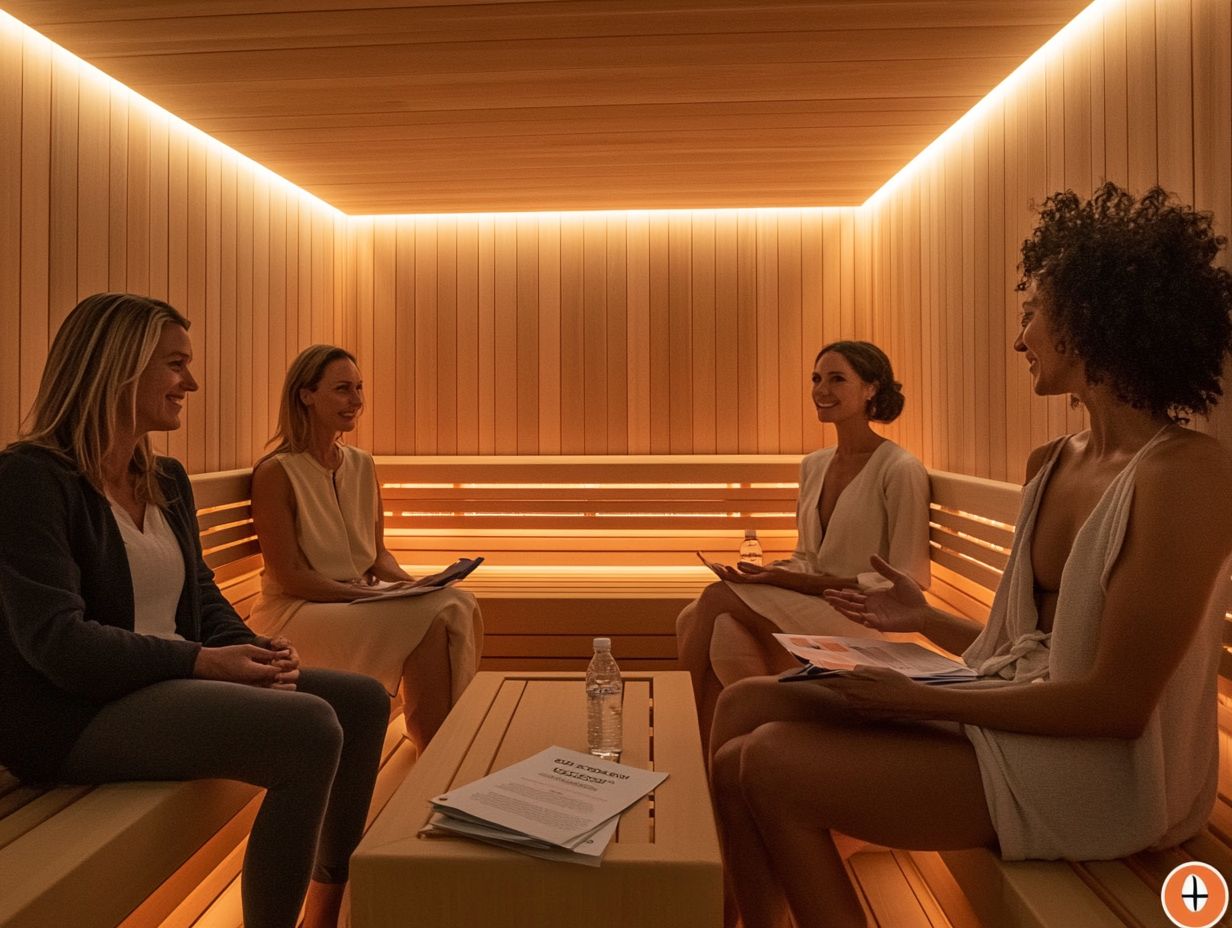 A variety of wellness activities that can complement sauna use in corporate wellness programs