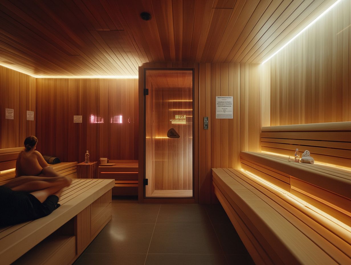 How can I prevent dehydration while using a sauna?