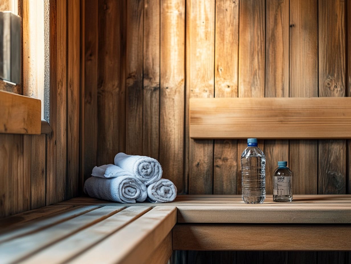 Image illustrating safety measures to prevent sauna accidents