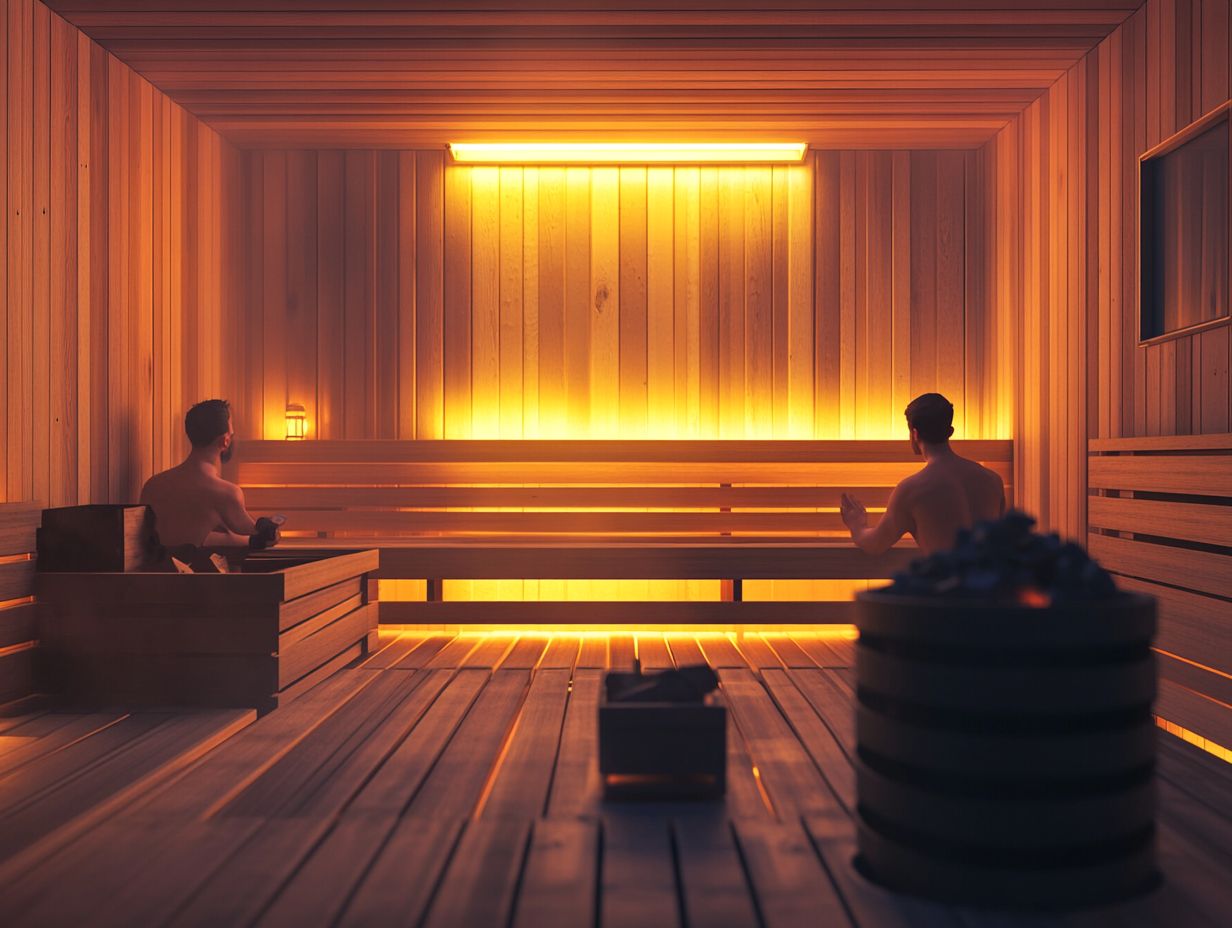 How often should I check for feedback while using a sauna?